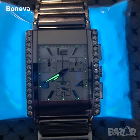 ОРИГИНАЛ Rado DiaStar Mother Of Pearl Diamond 538.0670.3, снимка 5 - Мъжки - 54353983