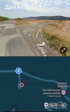 Парцел до с.Медово - нива 4та категория с арендатор близо до регулация, снимка 3 - Парцели - 53878998