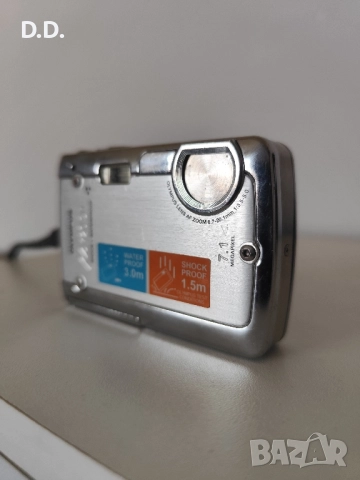 Дигитален фотоапарат Olympus M720SW с карта и зарядно, снимка 5 - Фотоапарати - 51908451