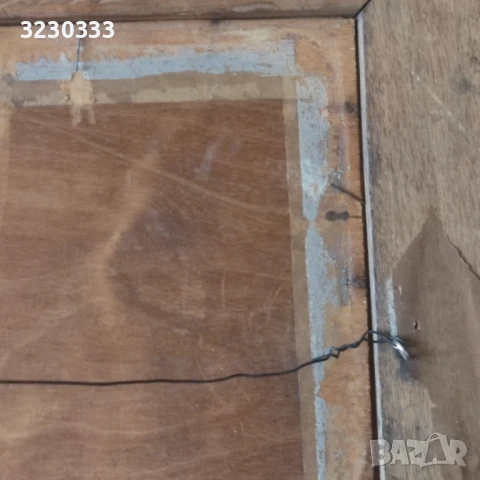 Картина принт с дървена рамка стара, снимка 4 - Антикварни и старинни предмети - 51247262