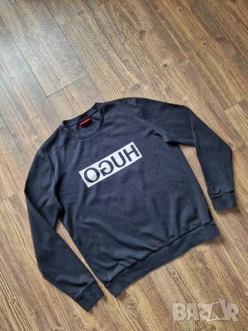 Страхотна мъжка блуза суитчър HUGO BOSS размер М, снимка 3 - Суичъри - 51875402