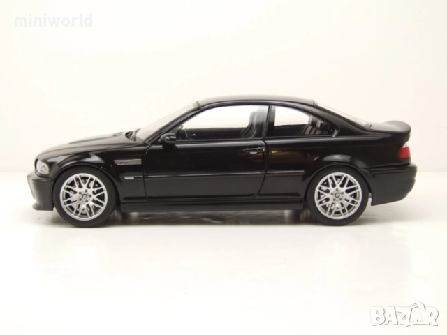 BMW M3 CSL E46 2003 - мащаб 1:18 на Norev моделът е нов в кутия., снимка 3 - Колекции - 52176627