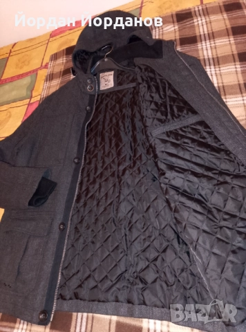 Мъжко вълнено палто Angelo Litrico, снимка 6 - Палта - 52688928