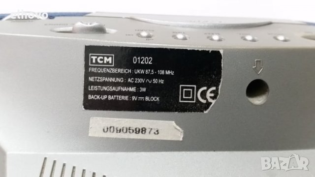 Радиочасовник TCM 01202, снимка 5 - Радиокасетофони, транзистори - 29607946