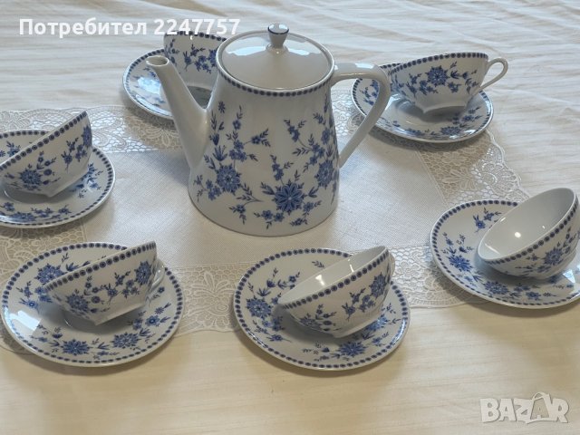 Seltmann Weiden Bayerisch Blau сервиз за чай/кафе, снимка 4 - Сервизи - 44490961
