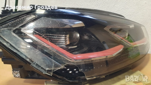 Десен FULL LED за VW Golf VII GTI / Фолксваген Голф 7   (2017-2019), снимка 4 - Части - 52065092