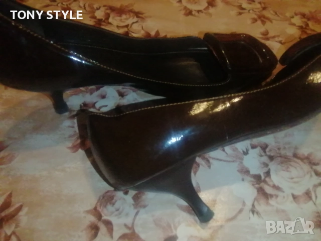 Италиански Дамски Обувки от Естествена Кожа 39, снимка 9 - Дамски елегантни обувки - 51488554