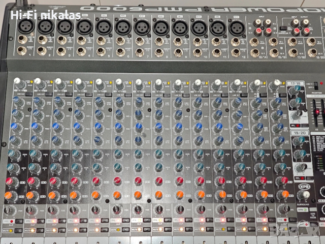 професионален активен миксер смесител мишпулт стъпало усилвател BEHRINGER PMP 6000, снимка 2 - Ресийвъри, усилватели, смесителни пултове - 54251000