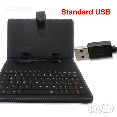 Кожен калъф - клавиатура за Таблет PC - 9,7" и 10", снимка 4 - Клавиатури и мишки - 39225795