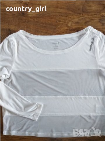 Reebok D COVERUP TEE - страхотна дамска блуза КАТО НОВА, снимка 4 - Спортни екипи - 30578854