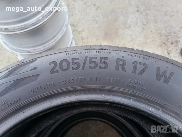 4 бр. Continental 205/55R17 DOT 4622, снимка 5 - Гуми и джанти - 53881722