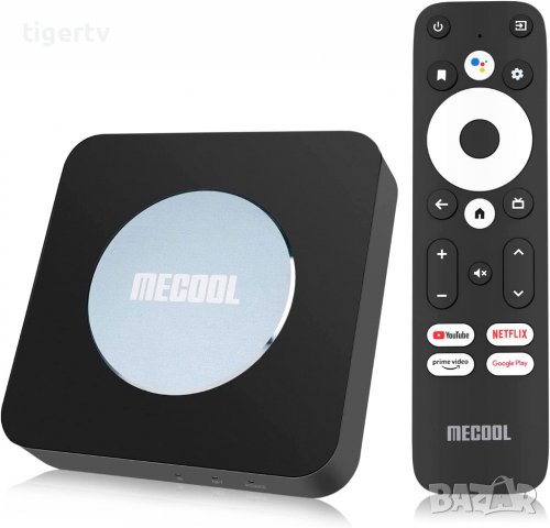 TV Box MECOOL KM2 PLUS Dolby, Android 11, Dual WIFI, Netflix and Google 4K certificated, снимка 2 - Плейъри, домашно кино, прожектори - 33846256