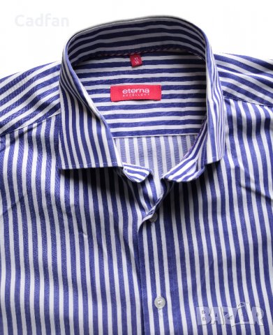 риза с дълъг ръкав Eterna, снимка 2 - Ризи - 39101279