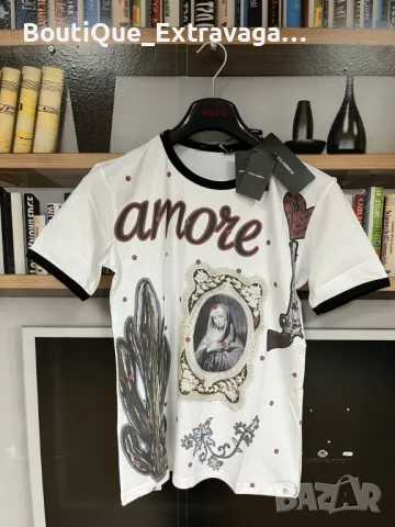 Мъжка тениска Dolce & Gabbana Amore !!!