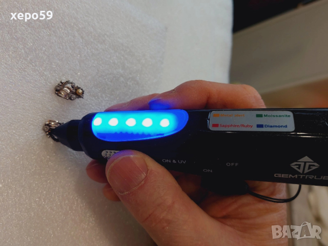 Прекрасни стари златни 18 к. обеци , перли и диаманти, снимка 10 - Обеци - 52865293