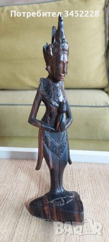 дърворезба масив за ценители височина 20см 