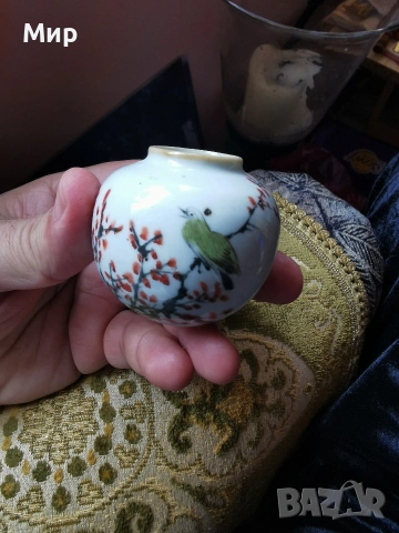 японски порцелан, ръчно рисуван, снимка 6 - Антикварни и старинни предмети - 54066406