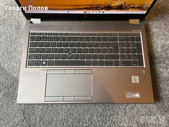Zbook Fury G7 HP - i7-10850H, 32GB DDR4 RAM, RTX A3000 6GB, 512GB NVMe SSD M.2 / 15.6''FHD IPS, снимка 5 - Лаптопи за работа - 54055685