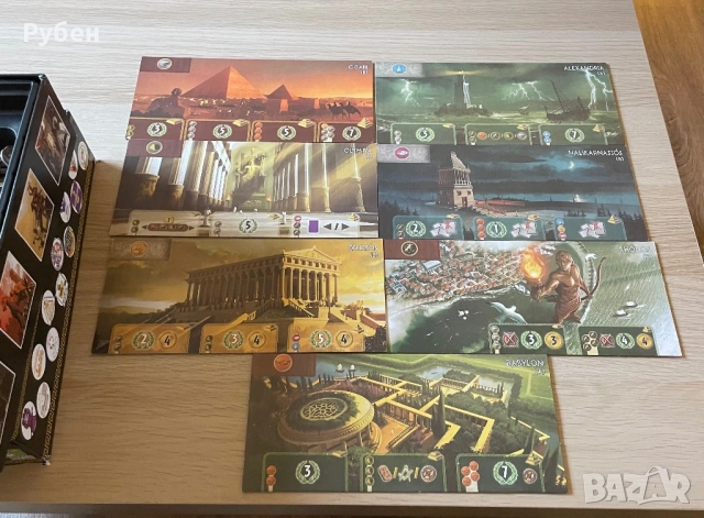 Настолна игра - 7 wonders, снимка 3 - Игри и пъзели - 53996173