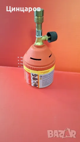 Горелка настолна лабораторна Rothenberger/ bunsen burner/с флакон газ , снимка 2 - Други машини и части - 47447769