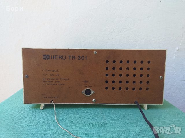 HERU TR 301  1975г Радио, снимка 6 - Радиокасетофони, транзистори - 29524742