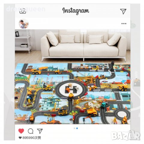 3318 Постелка за игра с писта за колички, снимка 10 - Други - 37485497