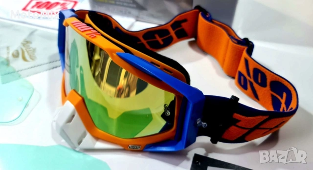 Очила мотор - MX GOGGLE 100%, снимка 2 - Аксесоари и консумативи - 54363270