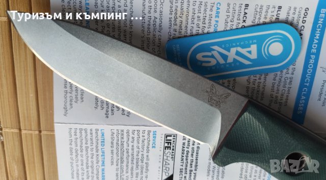 Нож Benchmade 162 Bushcrafter / високо качество /, снимка 6 - Ножове - 42656002