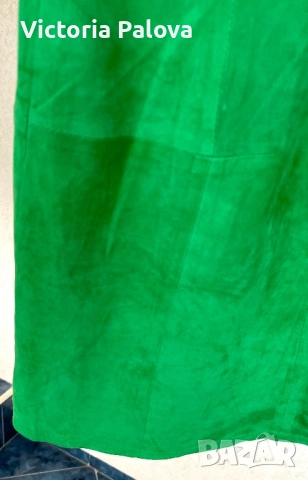 Елегантна кожена рокля уникат велур CLASS INTER , снимка 7 - Рокли - 51754992