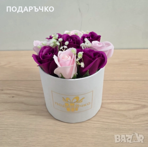 Луксозна кутия със сапунени рози, снимка 8 - Други - 52925566