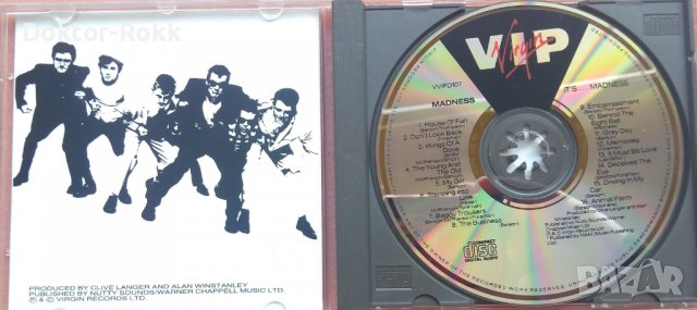 Madness (1990, CD) It's... Madness, снимка 3 - CD дискове - 38619722