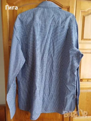 карирана риза  Pierre Cardin ХЛ, снимка 5 - Ризи - 48473694