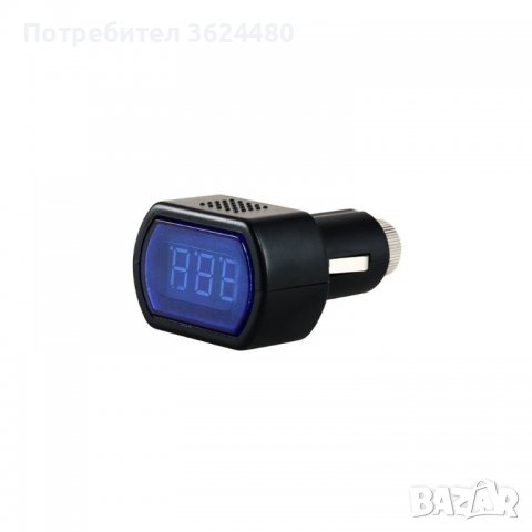 Черен дигитален волтметър за кола или автомобил, снимка 5 - Аксесоари и консумативи - 39487020