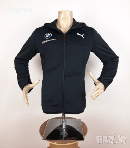 Puma BMW Motorsport Team Midlayer - Оригинално мъжко горнище р-р S, снимка 6 - Спортни дрехи, екипи - 53923468