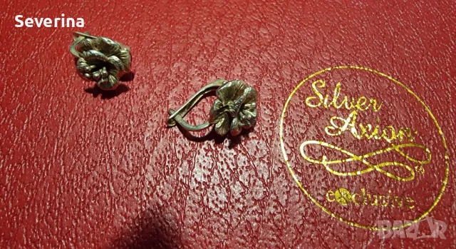 Нови,сребърни невероятни обеци, английско закопчаване , снимка 2 - Обеци - 49040520