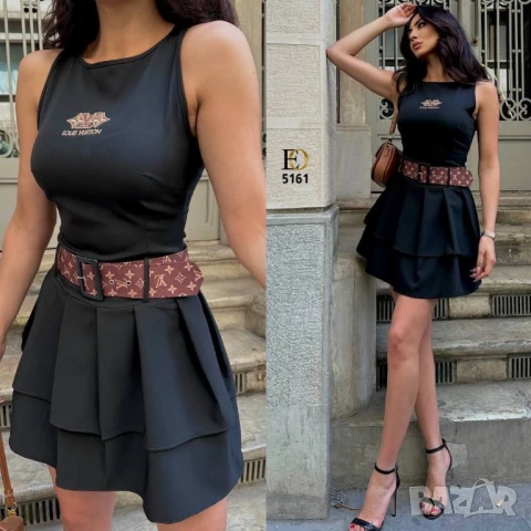 рокля louis vuitton , снимка 3 - Рокли - 51275331