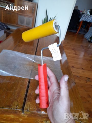 Стар валяк за каширане,лепене #3, снимка 4 - Други ценни предмети - 37023318