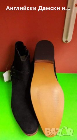 Английски дамски боти естествен велур , снимка 6 - Дамски боти - 30368542