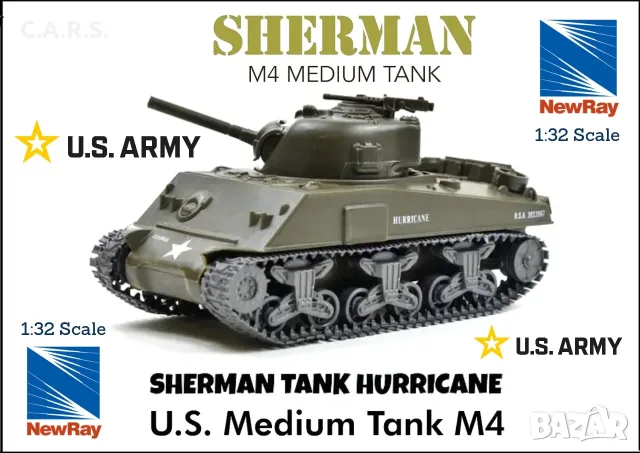 M4 Sherman „Hurricane“ WWII - NEW RAY 1:32