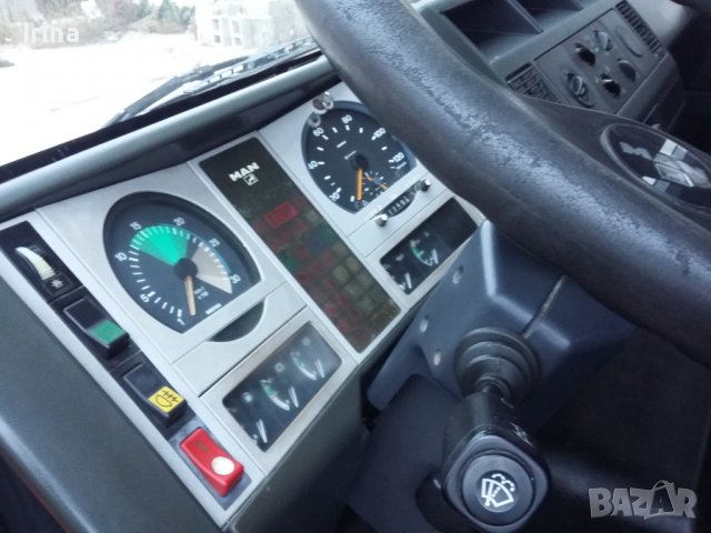  MAN 8.163 ТРИСТРАНЕН САМОСВАЛ 6 СКОРОСТИ  КОША Е 4 НА 2.10, снимка 5 - Камиони - 39522066