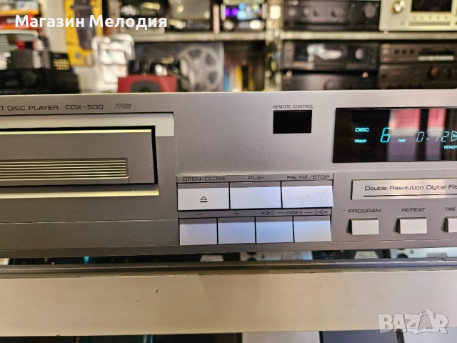 CD Player Yamaha CDX-500 Много рядък модел.  В отлично техническо и визуално състояние., снимка 5 - Декове - 52814007