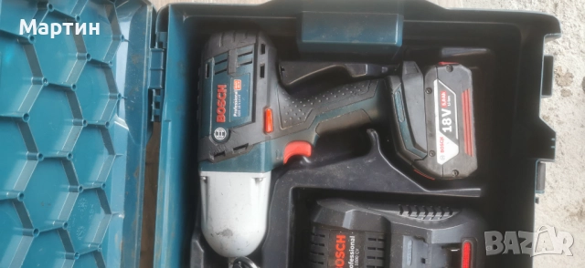 BOSCH GDS 18 V-Li HT Professional Акумулаторен ударен гайковерт 18 V 2, снимка 2 - Винтоверти - 52892378