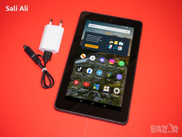 Amazon Fire 7 5th gen WiFi таблет - Работещ, Тестван, Бърз и стабилен, снимка 2 - Таблети - 53063690