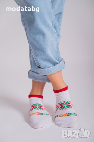 Терлик шевица с надпис "Девойко мари хубава сипни ми винце", снимка 1 - Дамски чорапи - 42887831