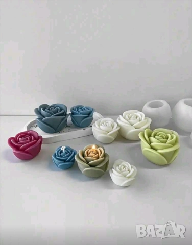 Молд роза средна М, снимка 4 - Форми - 54110551