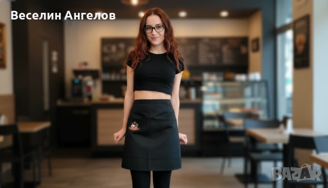 Престилки - Дълги и къси сервитьорски с щампа за вашия персонал
