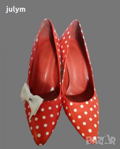 Испански дамски обувки red dot естествена кожа, снимка 3 - Дамски елегантни обувки - 34372065