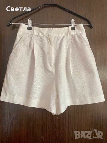Ленени къси панталонки Zara