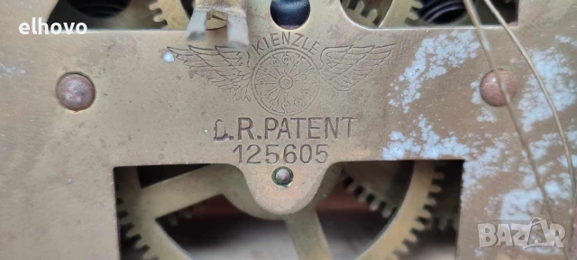 Стар каминен часовник Kienzle, снимка 7 - Антикварни и старинни предмети - 50443397