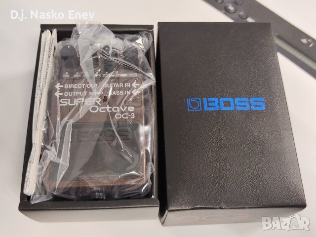 Boss OC-3 Super Octaver pedal - Супер октавер педал от Бос /КАТО НОВ/, снимка 5 - Китари - 37917459